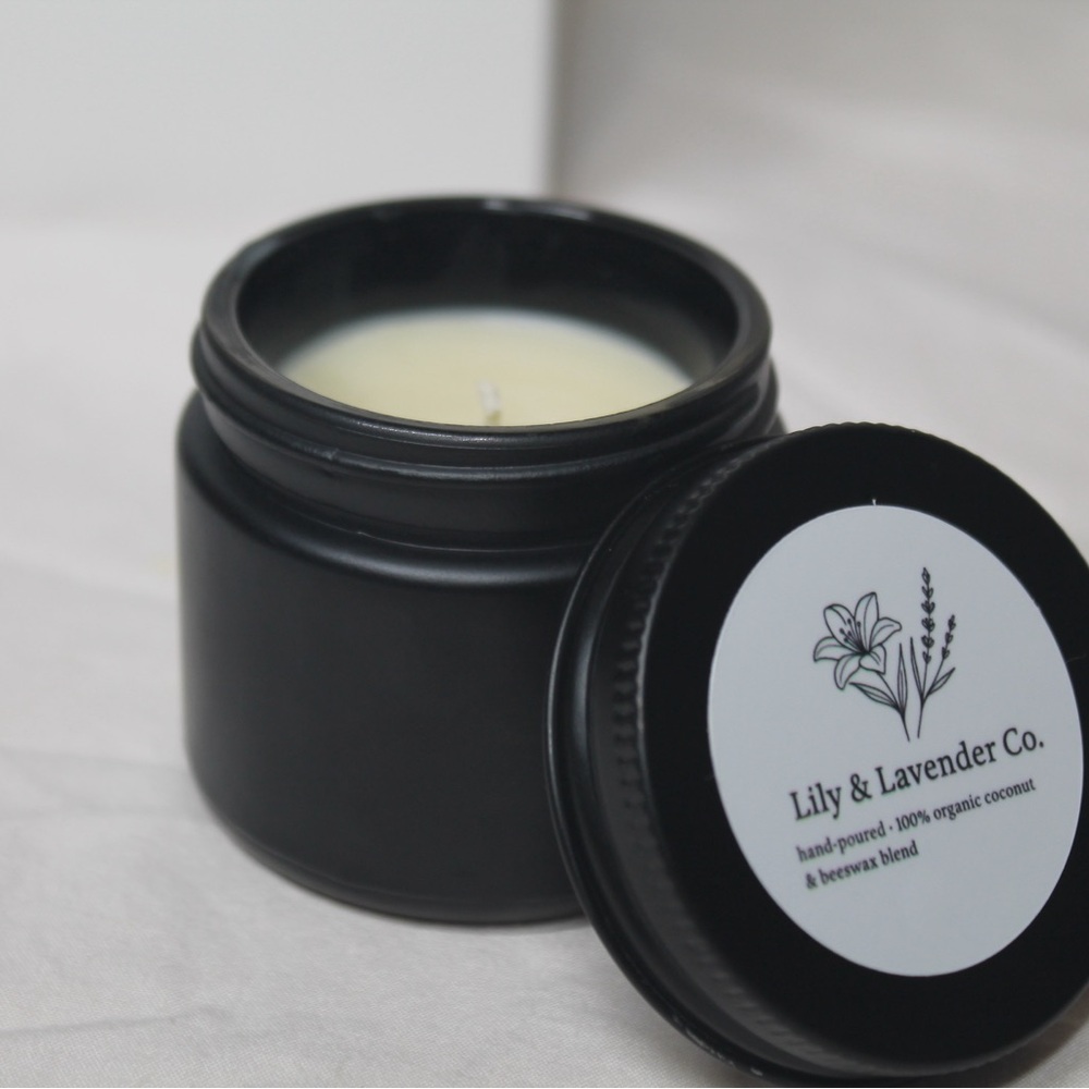 2oz Lemon verbena scented, organic, non toxic Candle - Picture 4 of 4